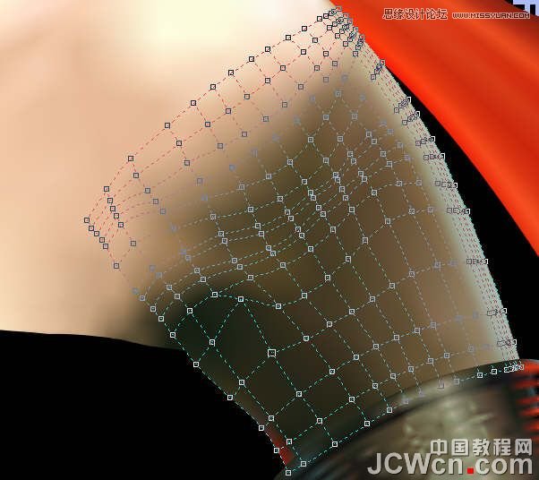 CorelDRAW巧用网格工具绘制恶魔谷插画,