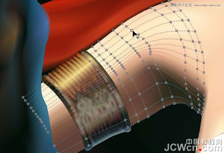 CorelDRAW巧用网格工具绘制恶魔谷插画,