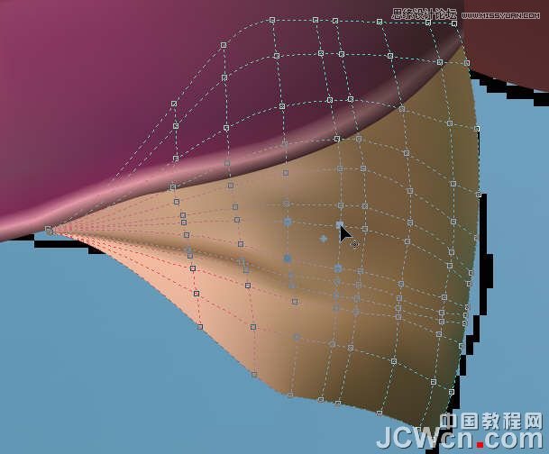 CorelDRAW巧用网格工具绘制恶魔谷插画,