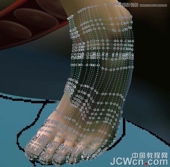 CorelDRAW巧用网格工具绘制恶魔谷插画,