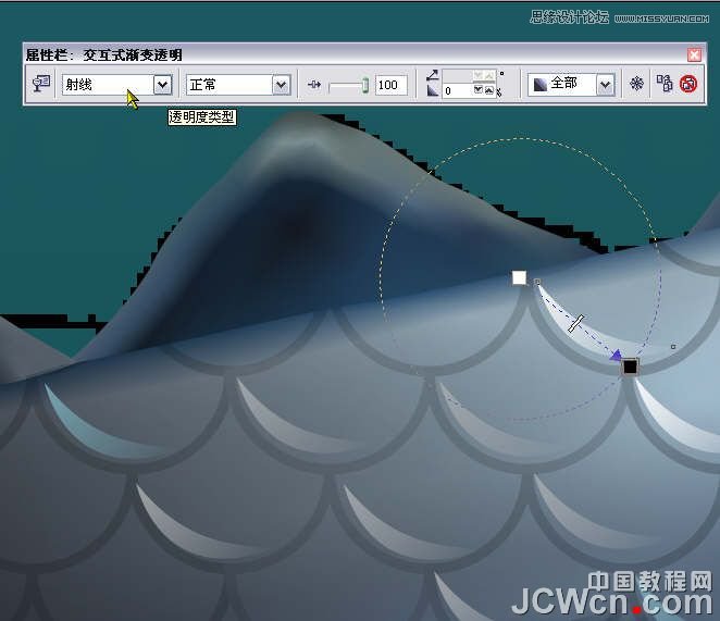 CorelDRAW巧用网格工具绘制恶魔谷插画,