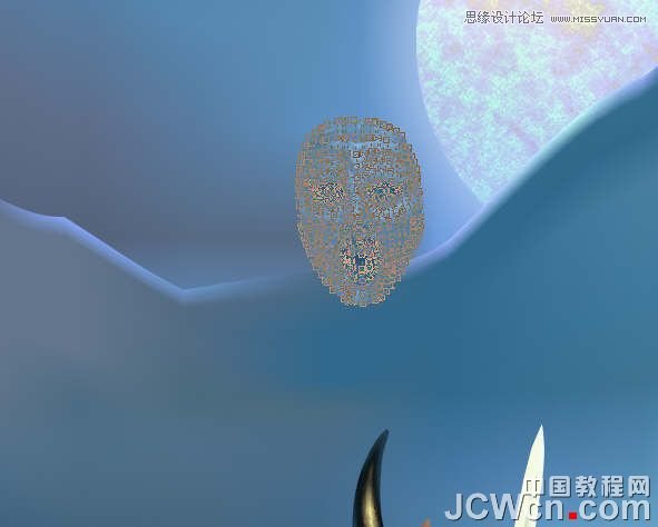 CorelDRAW巧用网格工具绘制恶魔谷插画,