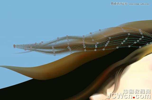 CorelDRAW巧用网格工具绘制恶魔谷插画,