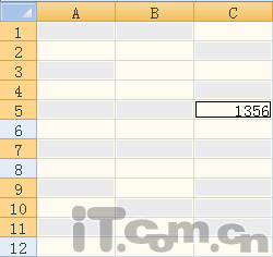 填充Excel中不连续的单元格的方法