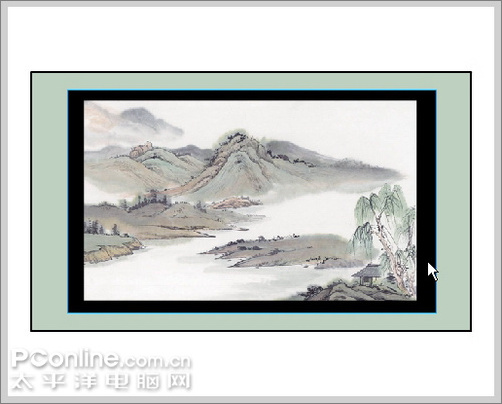 Flash制作一幅诗意的水墨卷轴展开的动画