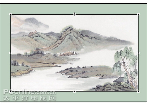 Flash制作一幅诗意的水墨卷轴展开的动画