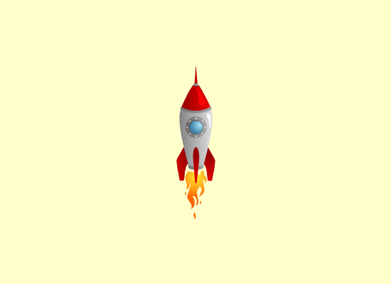 flash怎么制作火箭尾部喷火的动画效果?”