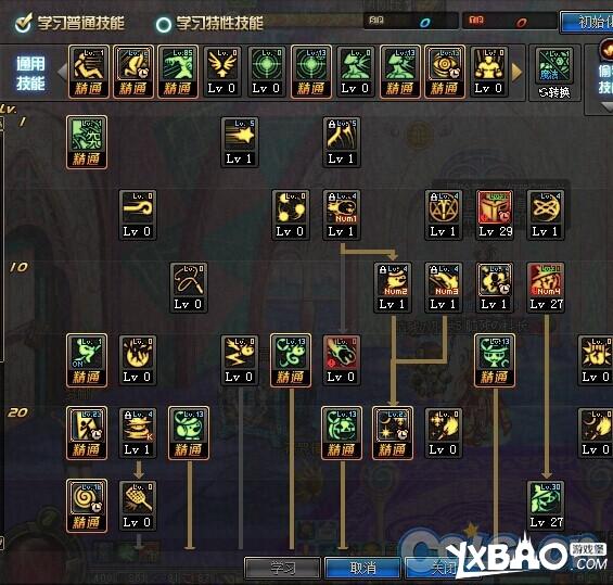 dnf魔道二觉七大魂图演示视频与加点介绍