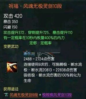 剑灵白青版本S3武器属性怎么样