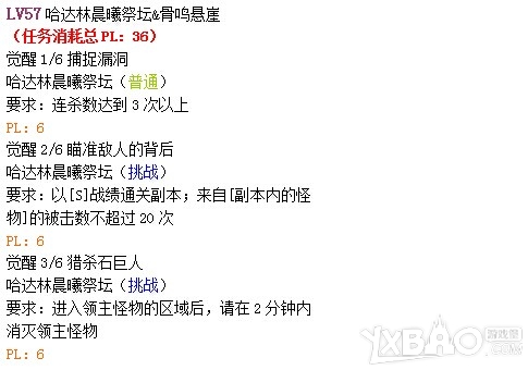 《疾风之刃》觉醒任务表大全