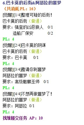 《疾风之刃》觉醒任务表大全