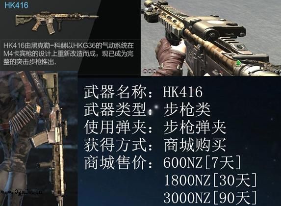 网络游戏,逆战HK416步枪测评解析 逆战HK416怎么样,游戏攻略