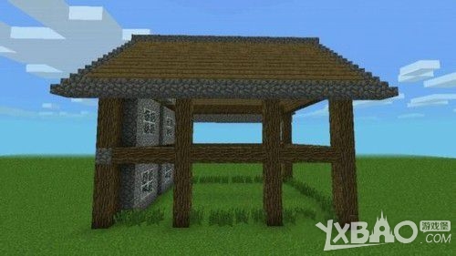 我的世界手机版双层木屋制作教程