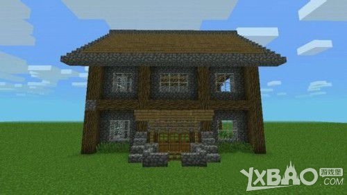 我的世界手机版双层木屋制作教程