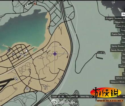 gta5鬼屋的位置图图片图片