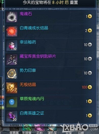 《剑灵》南天国新版本白青灵核汇总