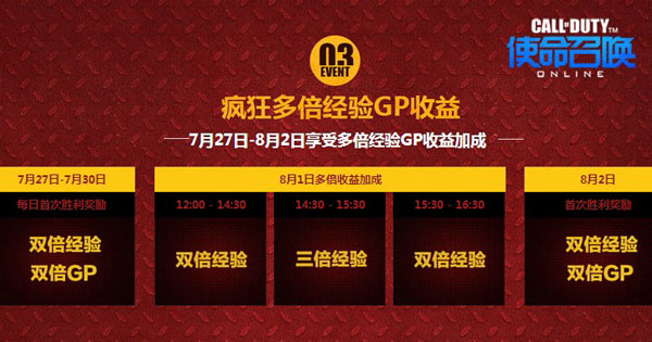 网络游戏,使命召唤ol2015年8月1日15:30准点在线活动介绍及地址分享,游戏攻略