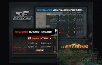 网络游戏,CF官方助手怎么查询别人的战绩 CF官方助手查询战绩方法,游戏攻略