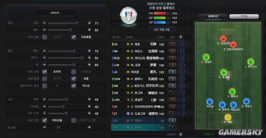 网络游戏,FIFA Online3 2015韩服冠军联赛S2阵容战术板攻略,游戏攻略