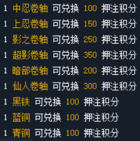 网络游戏,火影忍者ol时空间最强忍者押注玩法攻略,游戏攻略