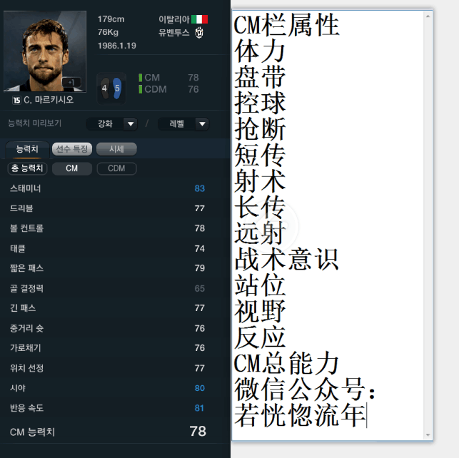 网络游戏,FIFAOnline3 韩服15赛季卡中场球员数据一览,游戏攻略