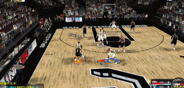 网络游戏,NBA2KOL克里斯保罗招牌上篮动作教学,游戏攻略