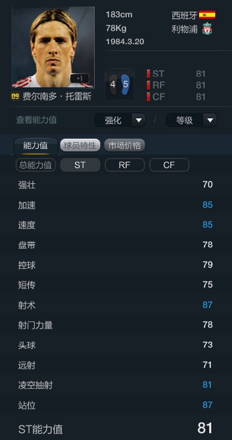 网络游戏,FIFA Online3托雷斯全方位大型攻略,游戏攻略