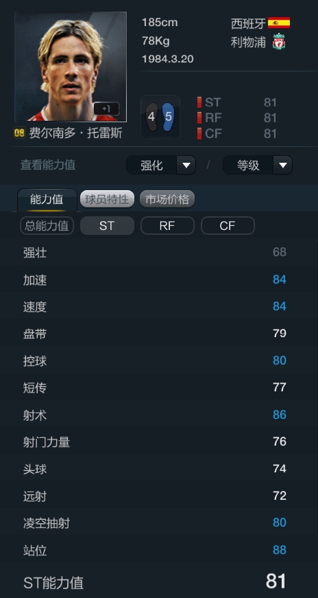 网络游戏,FIFA Online3托雷斯全方位大型攻略,游戏攻略