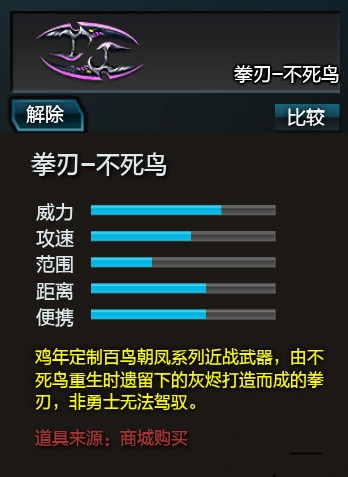 《逆战》近战武器拳刃—不死鸟详解