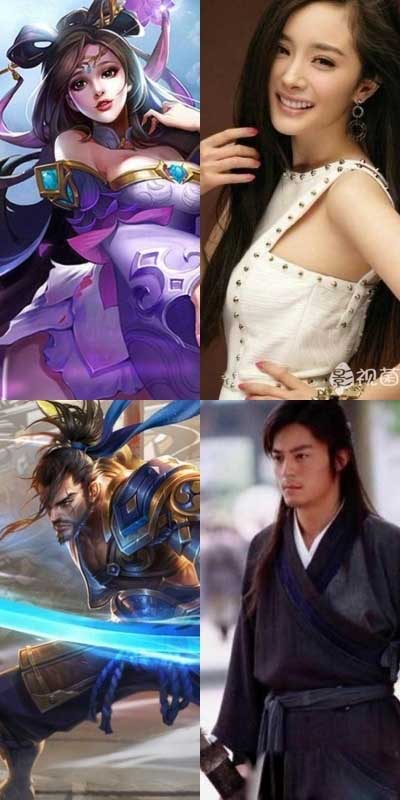 《王者荣耀》中的明星脸 你认识哪几个