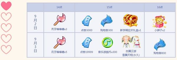 qq炫舞9年9月九九爱你活动地址在哪？qq炫舞9月活动汇总