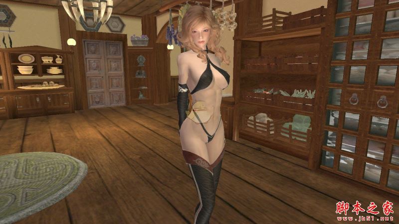 《上古卷轴5：天际》金色卷发性感女性随从MOD