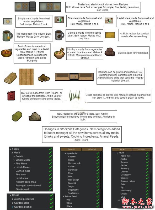 《边缘世界》菜园新植物新食谱MOD