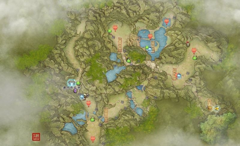 古剑奇谭1全地图图片