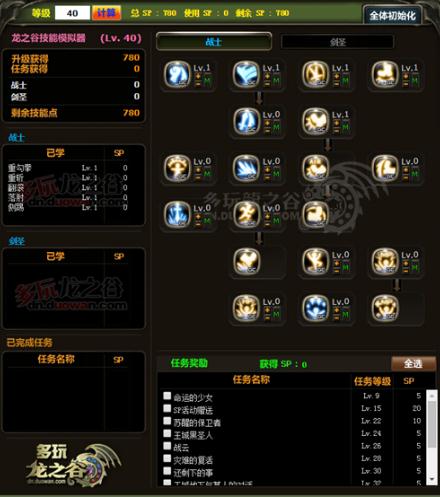 龙之谷加点模拟