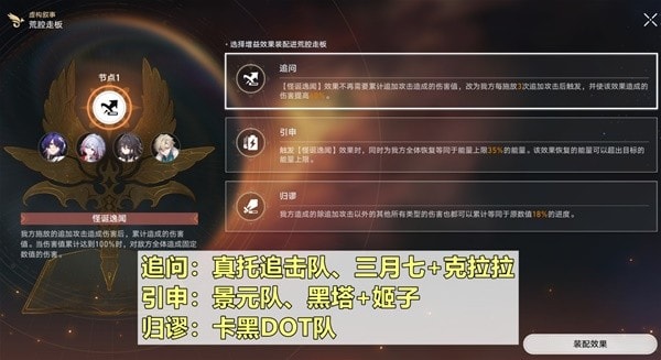 崩坏星穹铁道2.1虚构叙事第二期追击队怎么打 第二期追击队打法攻略[多图]图片3