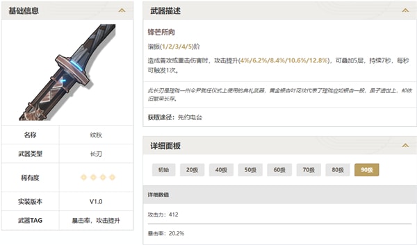 《鸣潮》大月卡武器选择建议