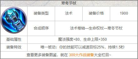 300大作战有哪些装备？常用装备属性介绍