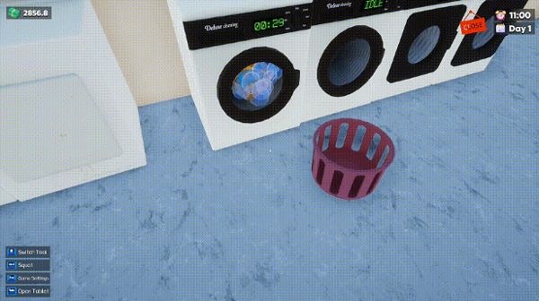 洗衣店模拟器:洗刷刷最新版(模拟经营游戏) Laundry Simulator v2.10.7 安卓版