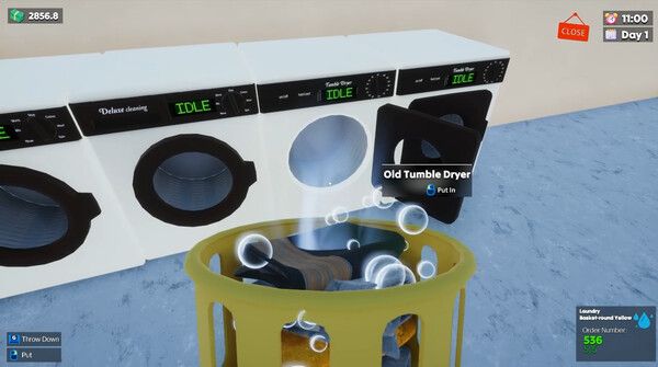 洗衣店模拟器:洗刷刷最新版(模拟经营游戏) Laundry Simulator v2.10.7 安卓版