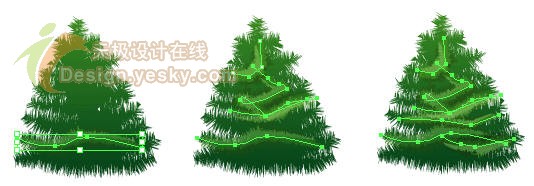 Illustrator矢量绘制美丽圣诞树