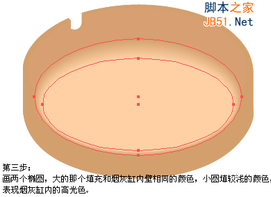 Illustrator绘制矢量立体烟灰缸