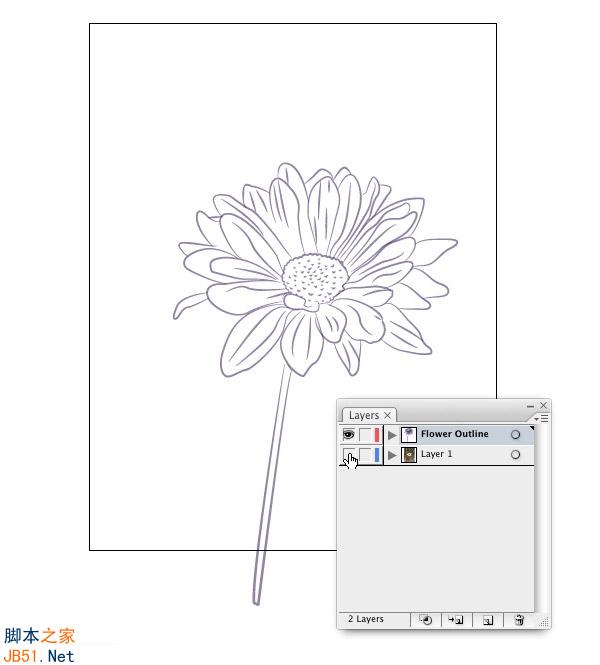 Illustrator(AI)模仿真实花朵绘制出具有水彩矢量效果的花卉图实例介绍