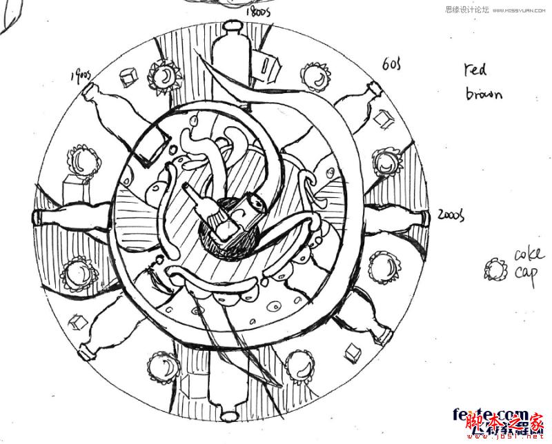 Illustrator制作曼陀罗可乐效果和调色分享