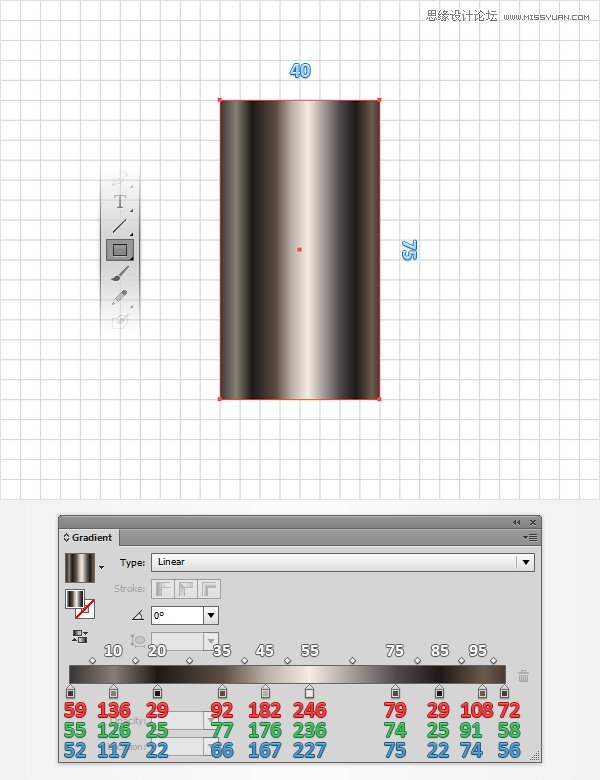 Illustrator制作神话般的指甲油文字效果,PS教程,思缘教程网