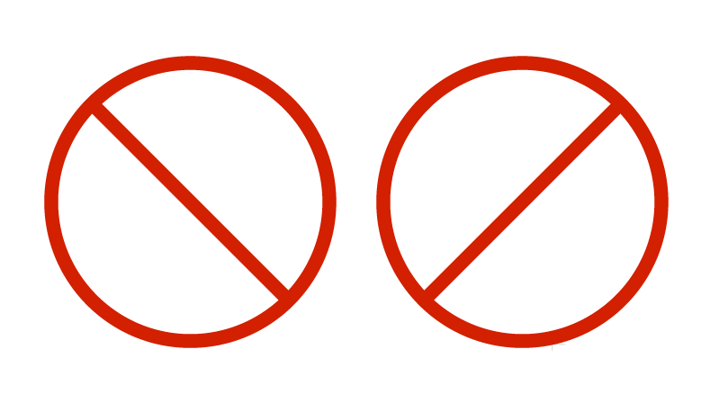 禁止标志几何图形图片