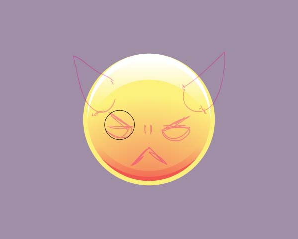 ai怎么画表情包ai画表情的教程