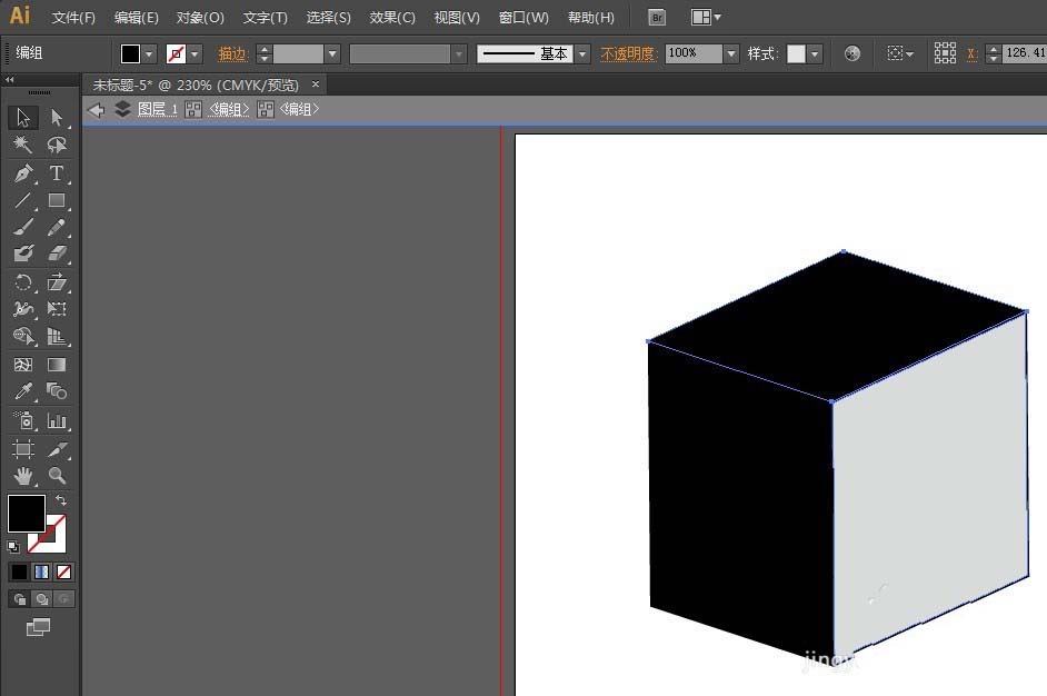 ai怎么画一个立体的盒子? ai正方体的绘制方法