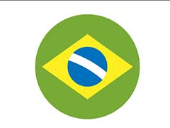 ai怎么设计UI巴西国旗图标?
