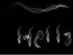 ai怎么设计烟雾效果的虚幻字体?